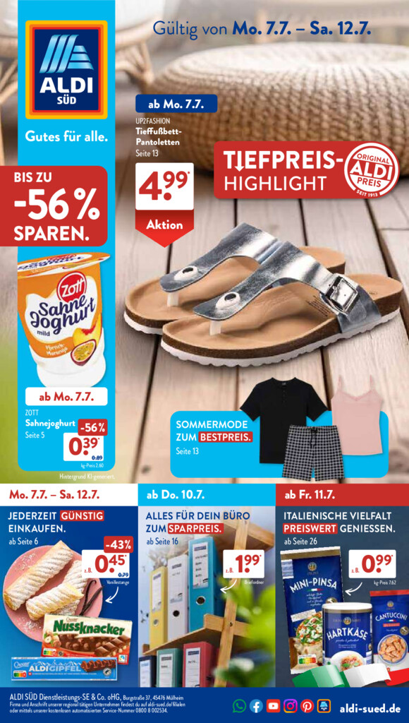 Aldi Wochenangebote